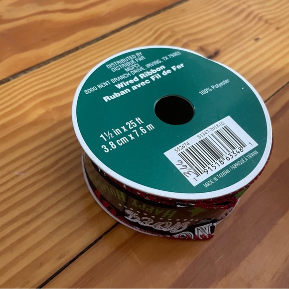 Christmas Ribbon Lot - 8 Rolls of Assorted Christmas Ribbon - All New - Picture 9 of 9